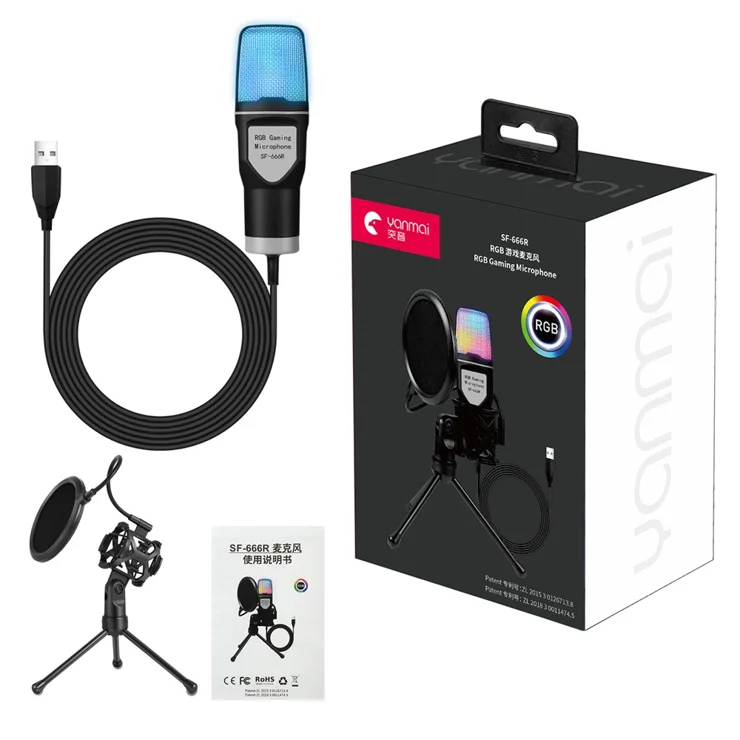 Yanmai SF-666 AUX Condenser Microphone